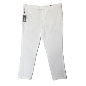 Ralph Lauren RLX Pants Men's 40x32 Tailored Fit Stretch Fabric Solid White NEW